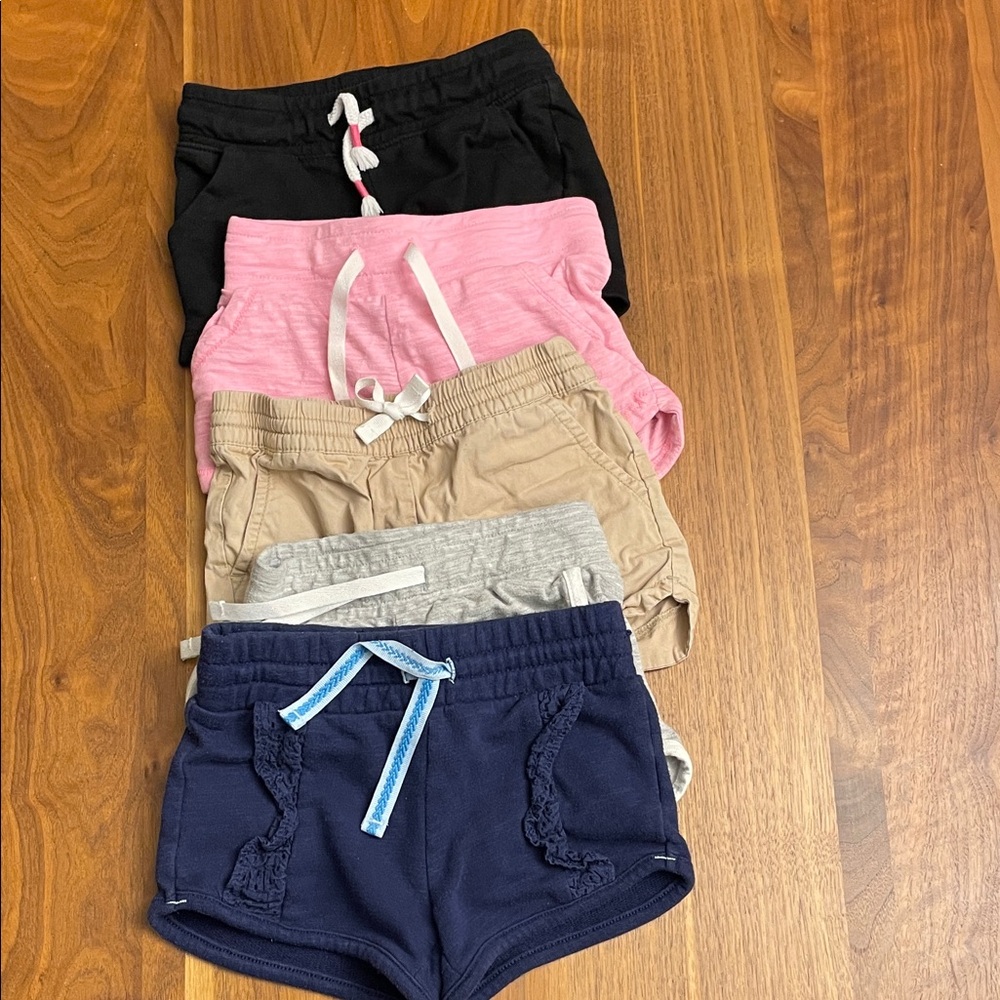 Cat & Jack Kids Shorts Set - Black, Navy, Pink, Tan, Light Blue, Gray